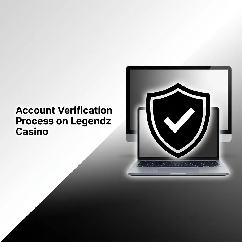 Legendz Casino account verification process showing KYC steps including ID upload, proof of address, and selfie submission