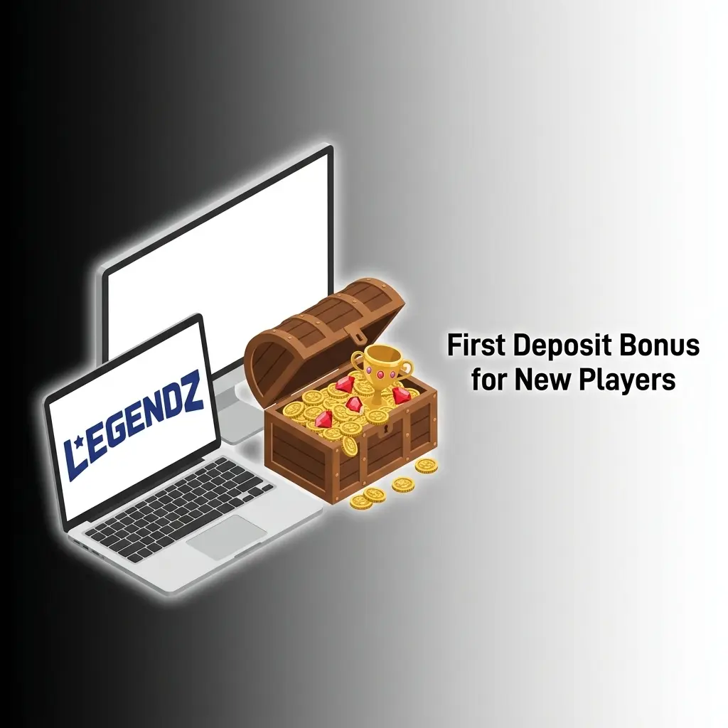 Legendz Casino 100% first deposit match bonus up to USD 1,000 for new US players with 30x wagering requirement