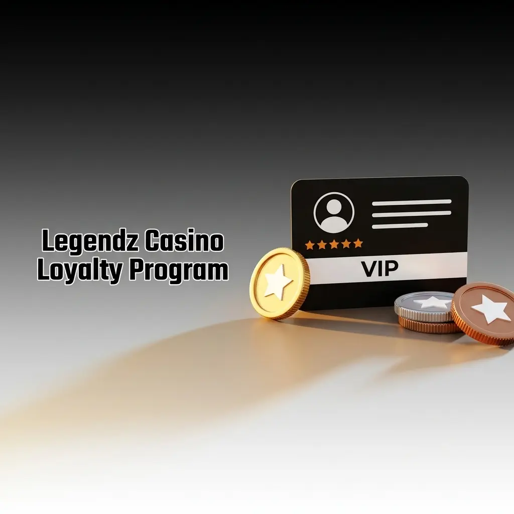 Legendz Casino tiered VIP loyalty program offering cashback, withdrawal perks, and exclusive rewards for real-money players